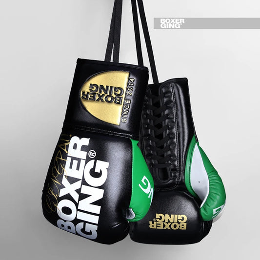 Boxer Ging Premium Pro Lace Up Boxing Gloves